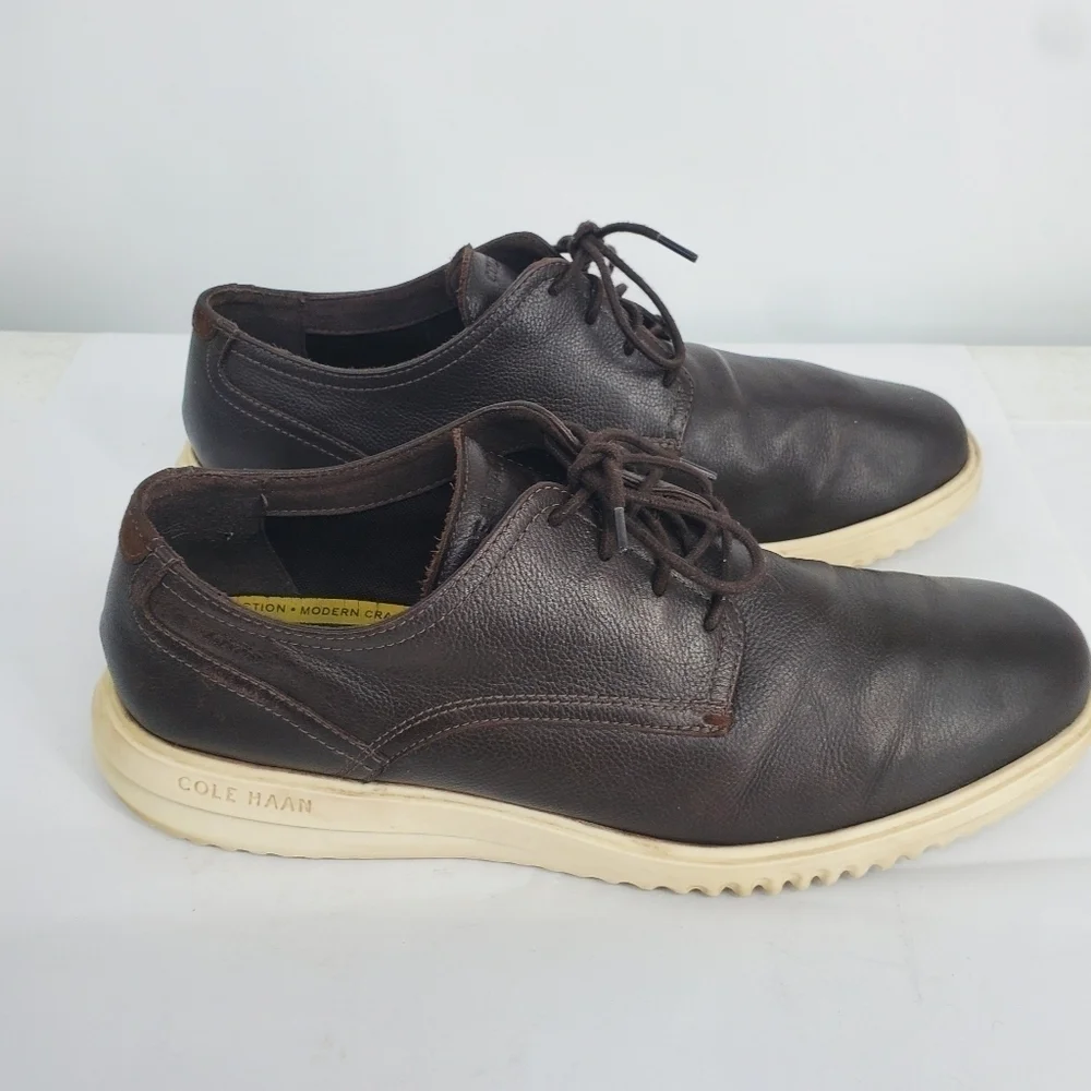 Cole Haan Shoe  Men's 12 M Grand+ Plain Toe Oxford Golf C36982